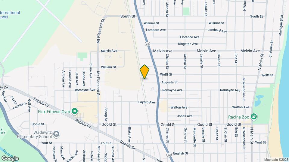 1550 Augusta St Map and Location Details