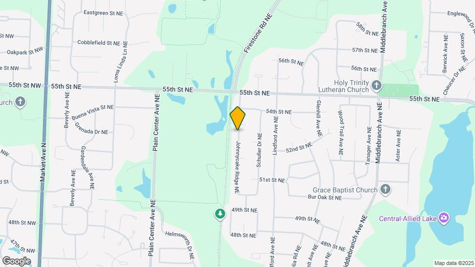 5303 Johnnycake Ridge NE Map and Location Details