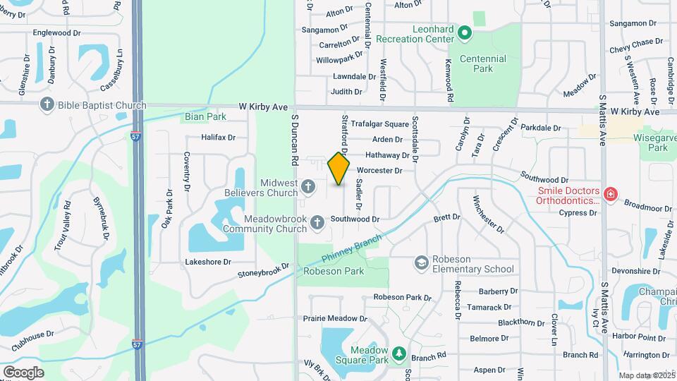 1809 Stratford Dr Map and Location Details