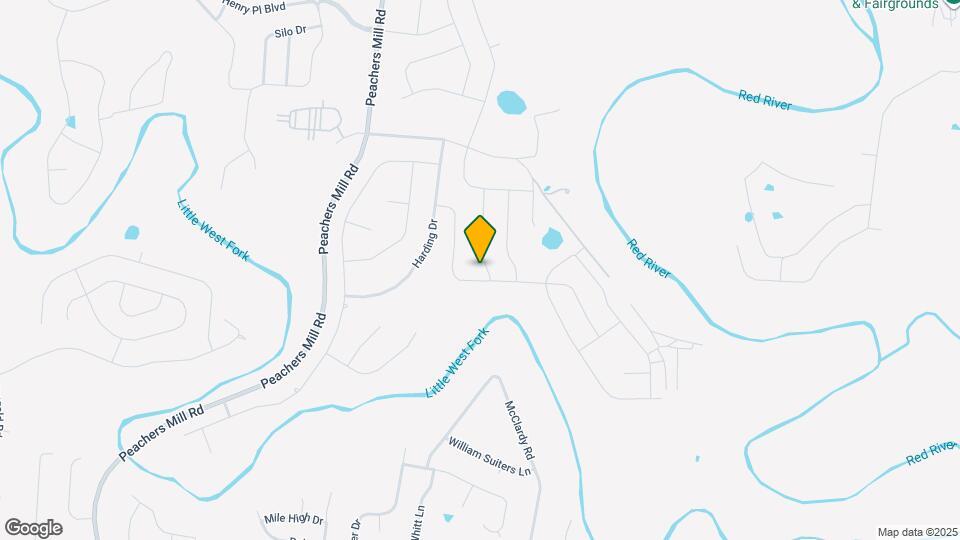 1132 Hilliard Ln Map and Location Details