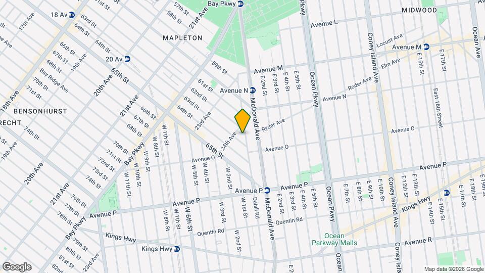 1456 Dahill Rd Map and Location Details