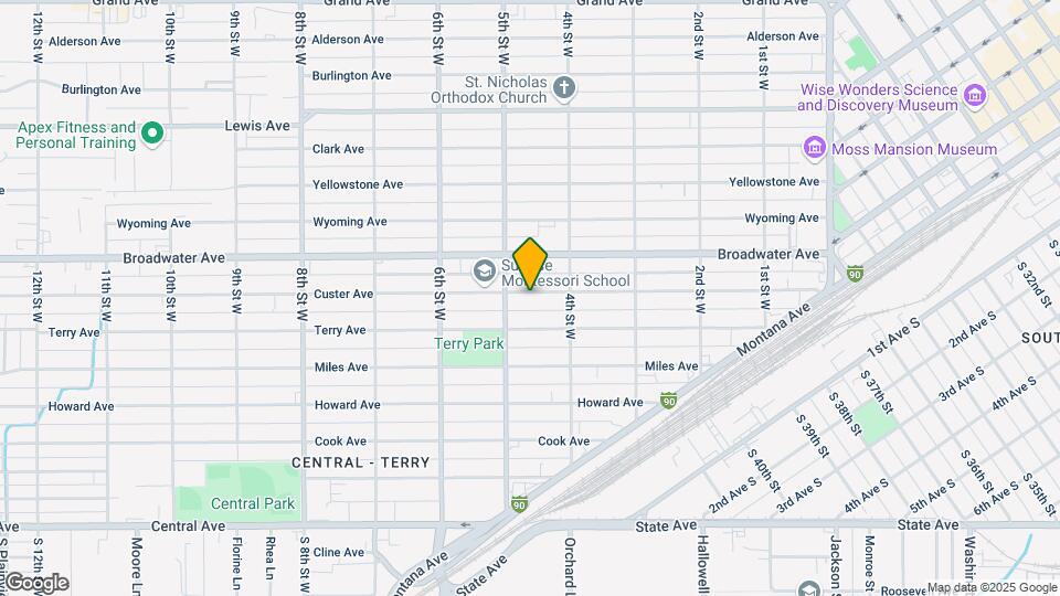 428 Custer Ave Map and Location Details