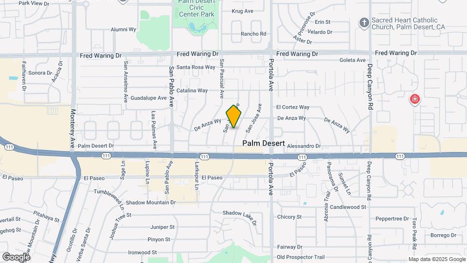 44765 San Luis Rey Ave Map and Location Details