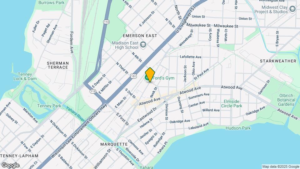 2095 Winnebago St Map and Location Details