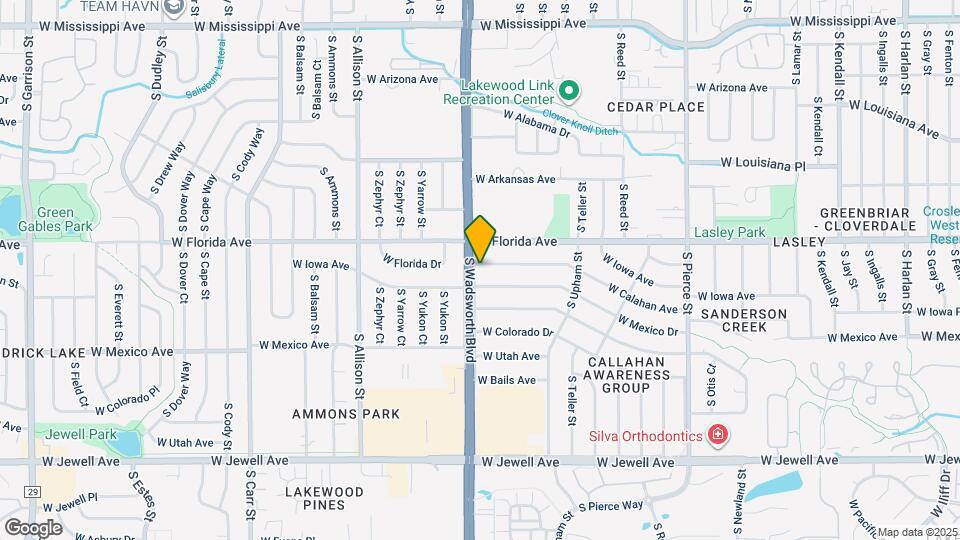 1540 S Wadsworth Blvd Map and Location Details