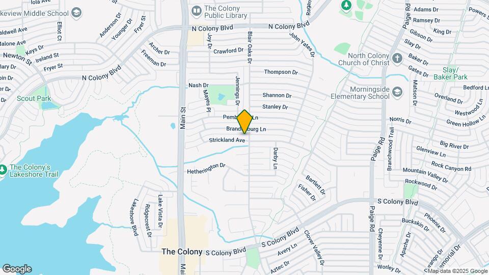 4945 Strickland Ave Map and Location Details