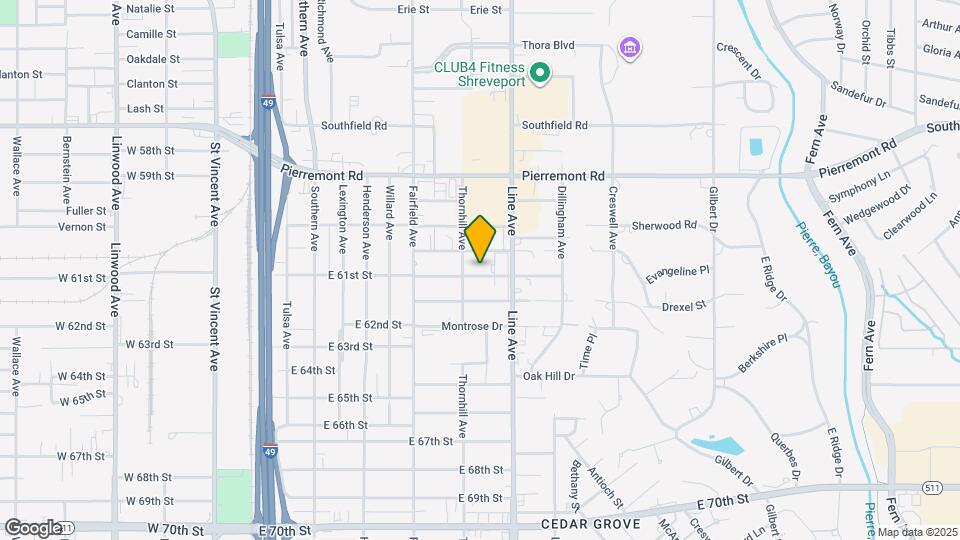 842 Evangeline Pl Map and Location Details