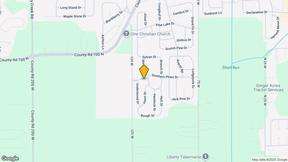 861 Southern Pines Dr Map and Location Details