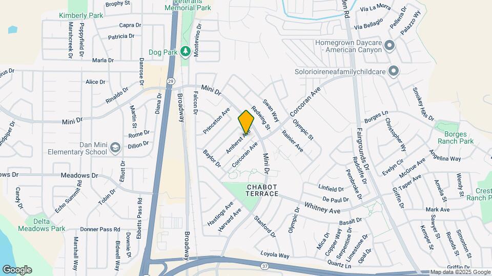 184 Amherst Ave Map and Location Details