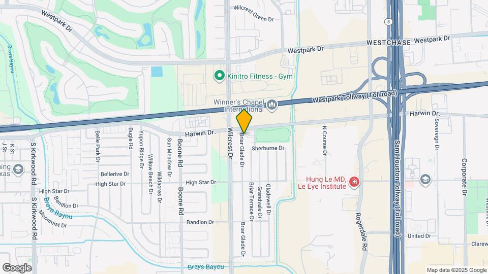 6115 Briar Glade Dr Map and Location Details