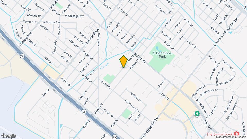 2919 Ave G Mapa y Detalles de la Ubicación