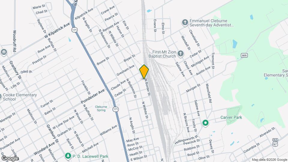 943 N Border St Map and Location Details