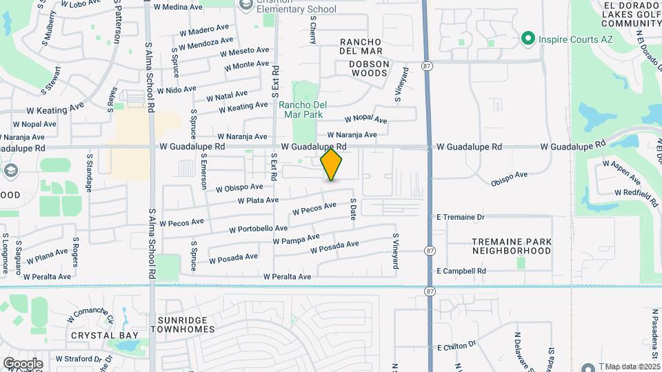 642 W Plata Ave Map and Location Details