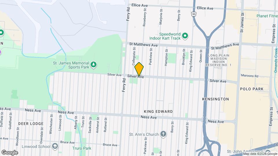 444 Roseberry St Map and Location Details