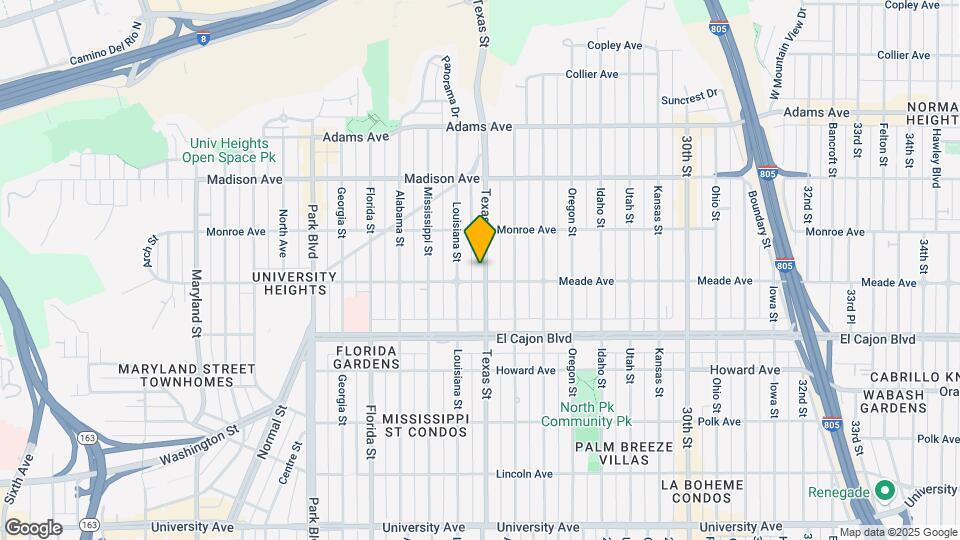 4420 Texas St Map and Location Details