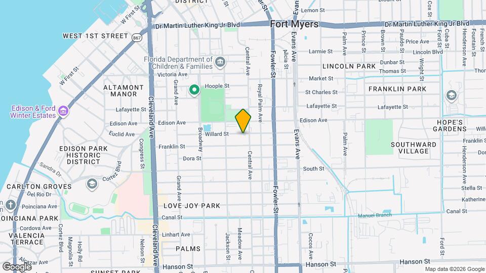 2354 Willard St Map and Location Details