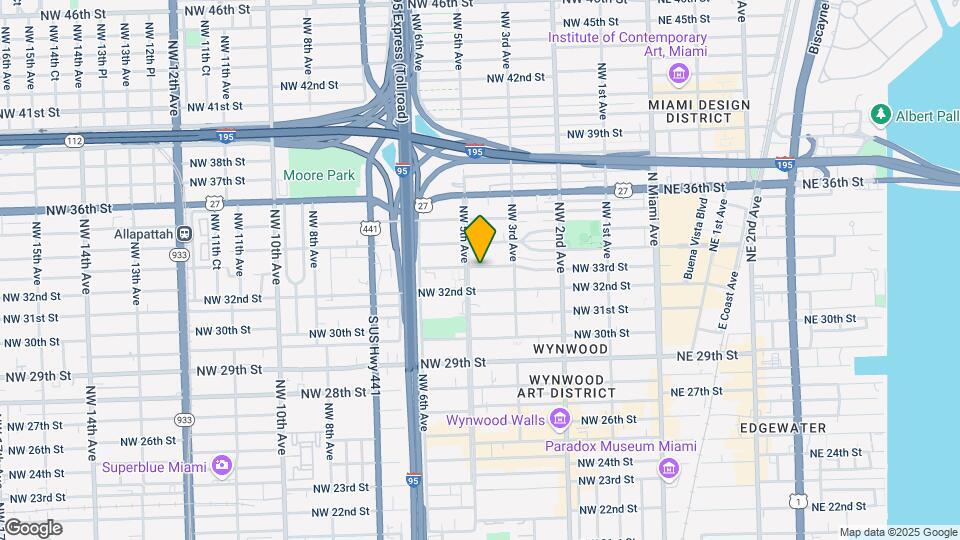416 NW 33rd St, Unit S3 Mapa y Detalles de la Ubicación