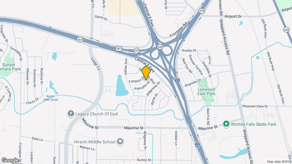 2706 Palmetto Dr Map and Location Details