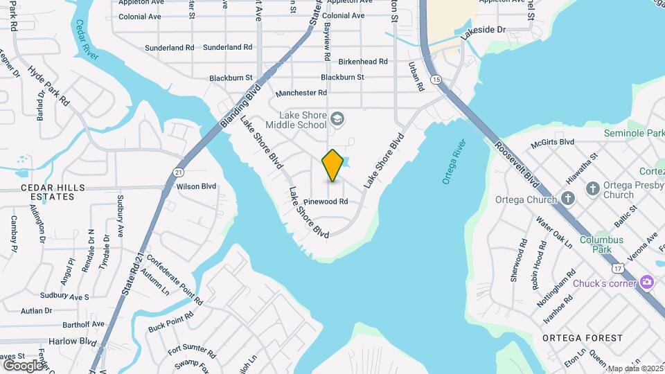 2735 Bayview Rd Map and Location Details