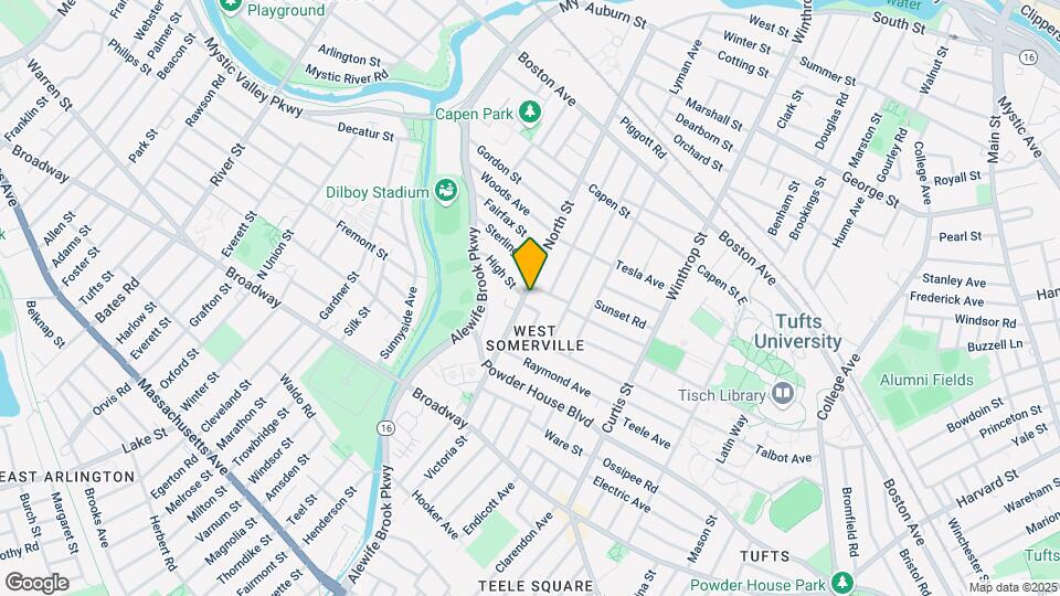 113 North St, Unit 1 Map and Location Details
