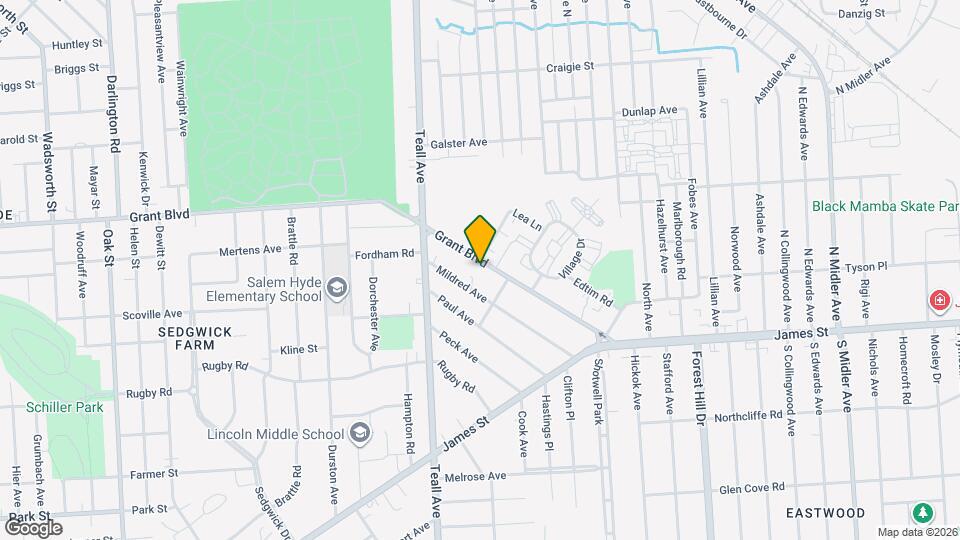 327 Grant Blvd Map and Location Details