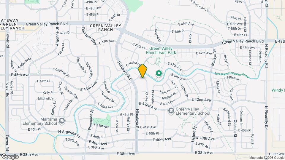 4425 Iran St Map and Location Details