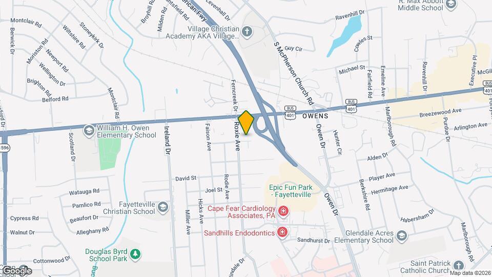 3832 John Marshall Rd Map and Location Details