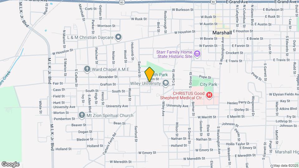 1101 James Farmer St Map and Location Details