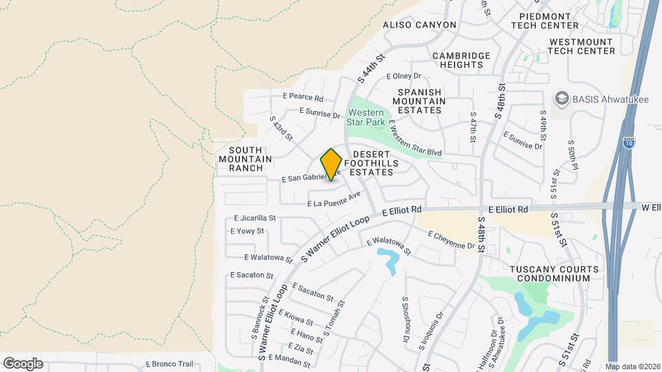 4338 E Alta Mesa Ave Map and Location Details