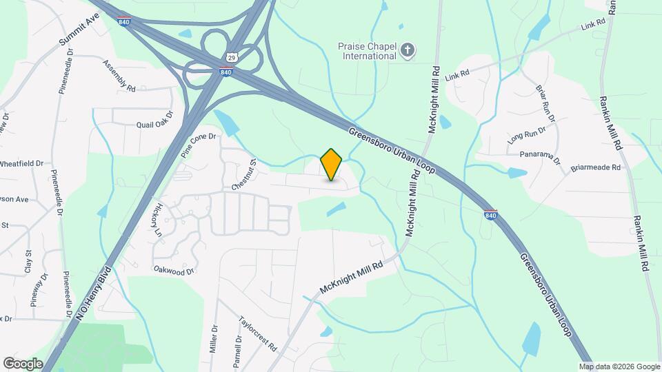 3615 Marksbury Dr Map and Location Details