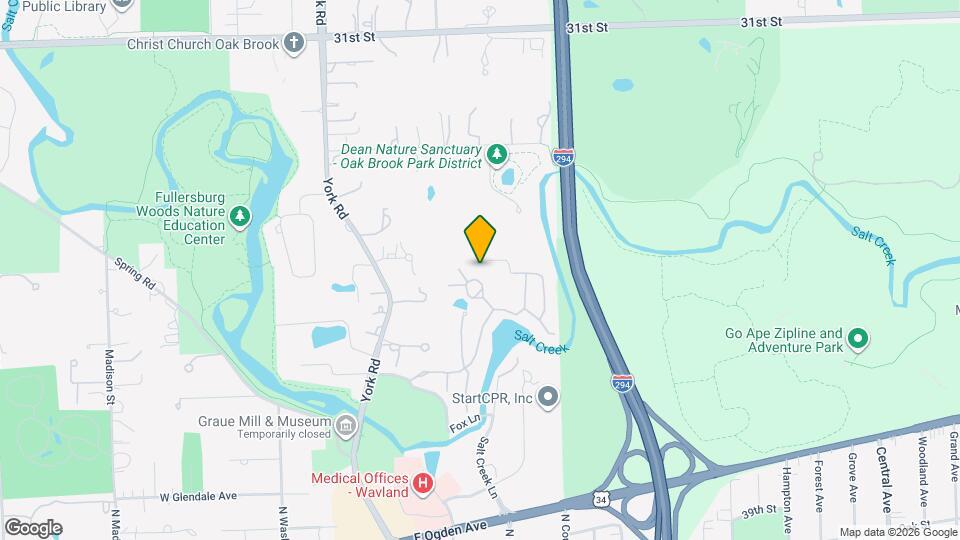 1409 Burr Oak Rd Map and Location Details