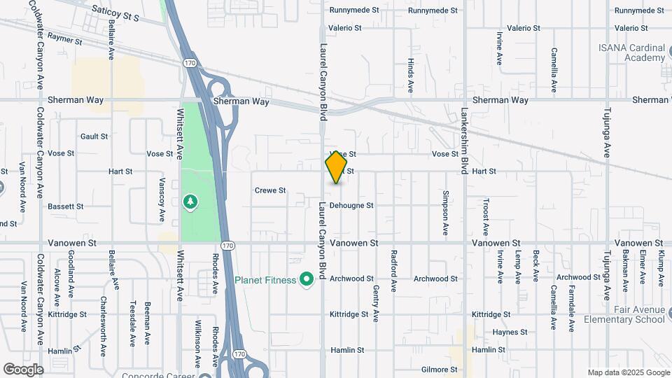 6929 Agnes Ave Map and Location Details