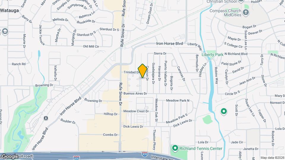 5628 Westchase Dr Map and Location Details