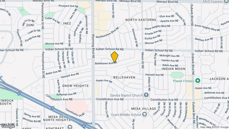 8804 Bellehaven Ave NE Map and Location Details
