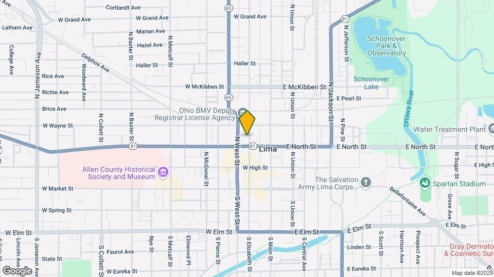 315 N Elizabeth Street Map and Location Details