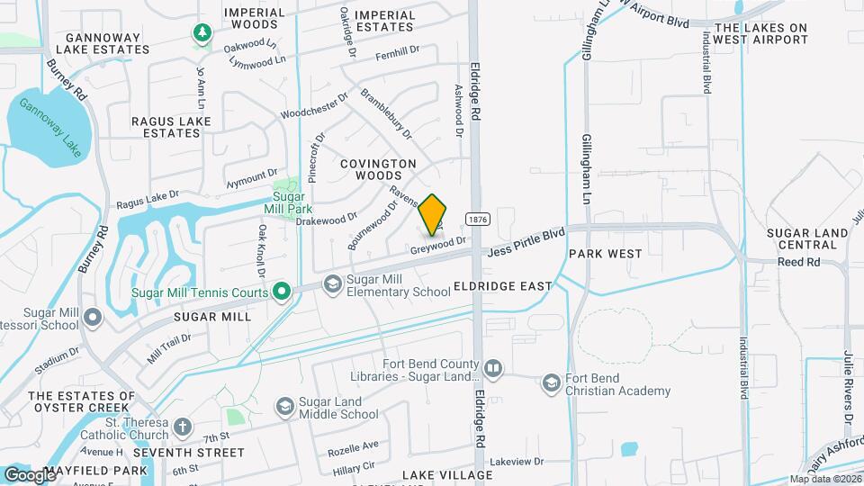 1102 Ashdale Dr Map and Location Details