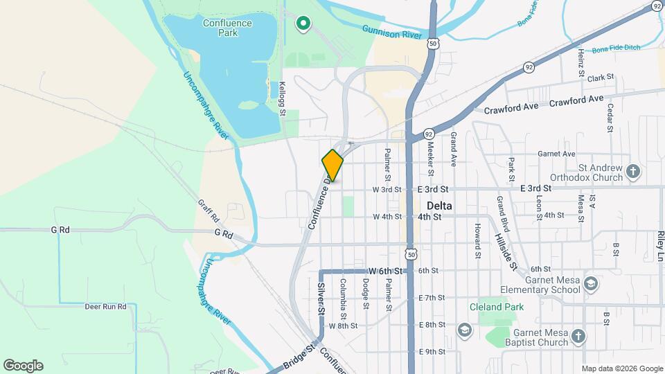 421 W 3rd St Map and Location Details