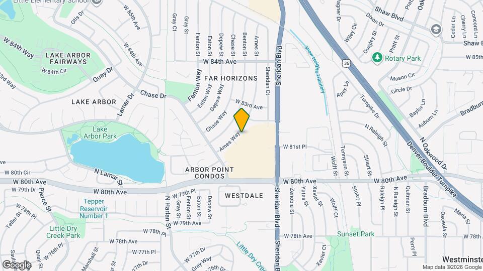 8224 Ames Way Map and Location Details