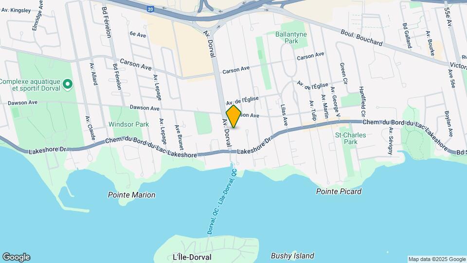 155 Dorval Map and Location Details