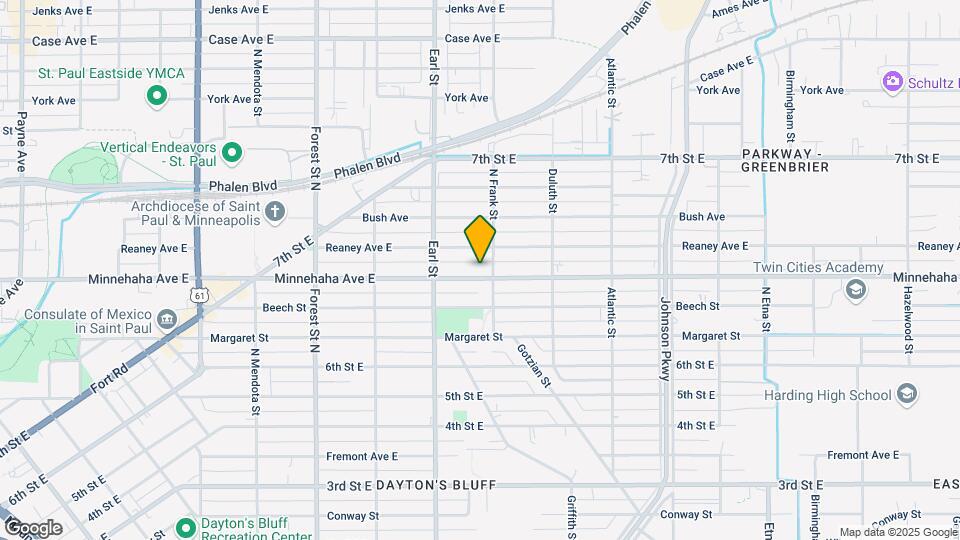 1105 Minnehaha Ave E, Unit #1 Map and Location Details