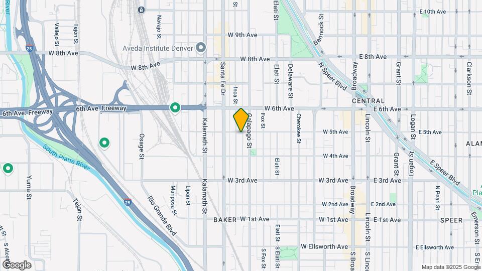 720-728 W 5th Ave Mapa y Detalles de la Ubicación