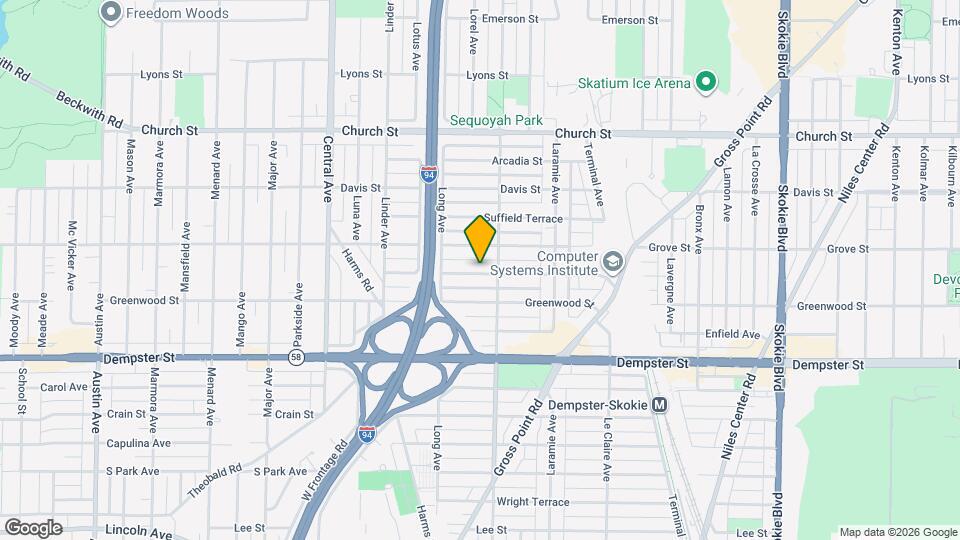 5320 Suffield Ct Map and Location Details