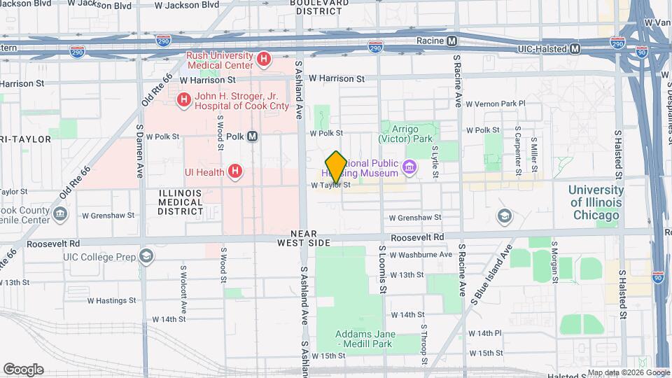 1503 W Taylor St Map and Location Details