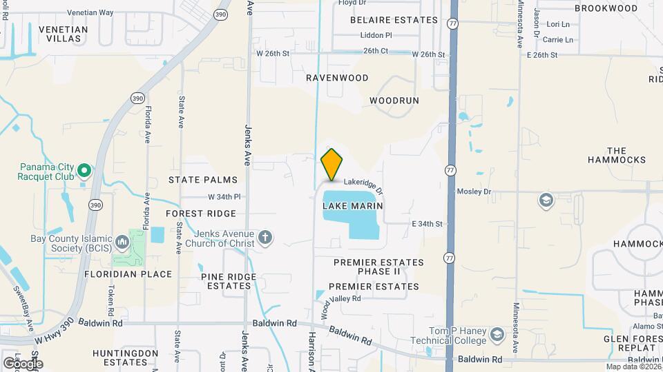 114 Lakeridge Dr Map and Location Details