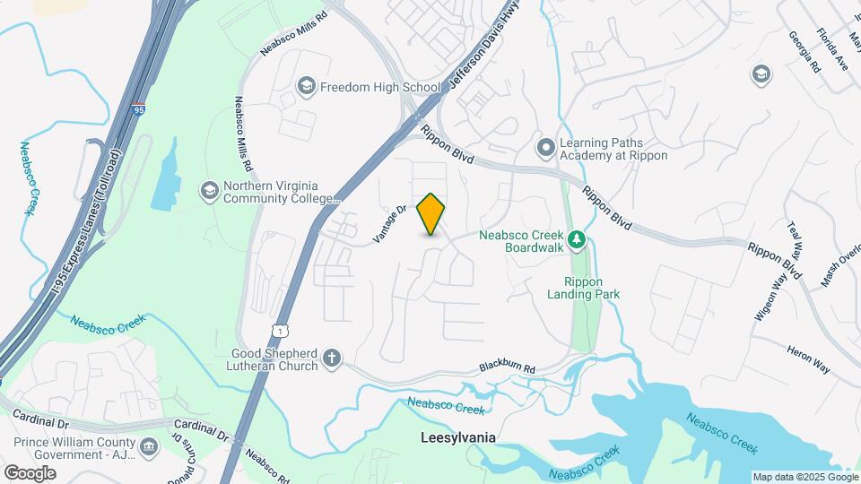 15500 Horseshoe Ln Map and Location Details