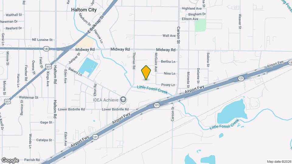 5801 Posey Ln Map and Location Details