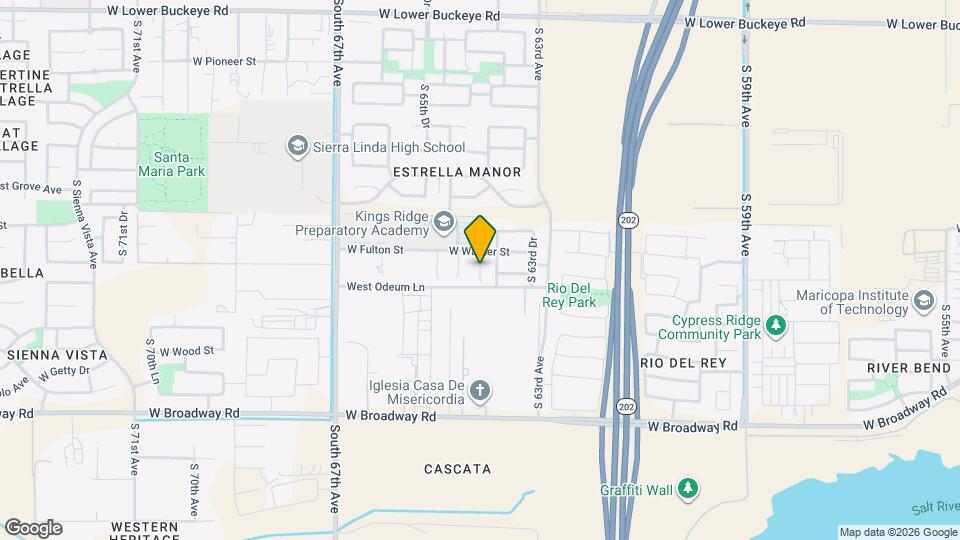 3830 S 64th Dr Map and Location Details