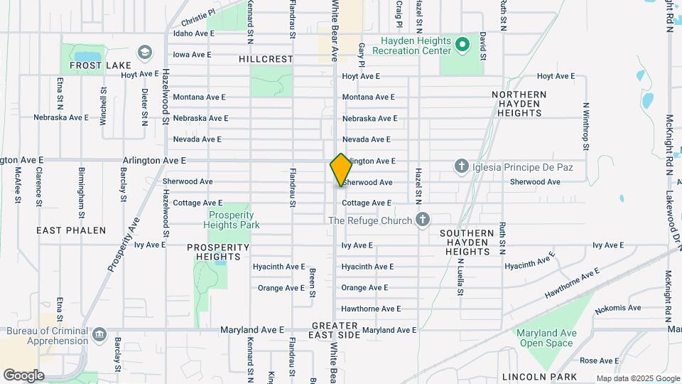 1394 White Bear Ave N Map and Location Details