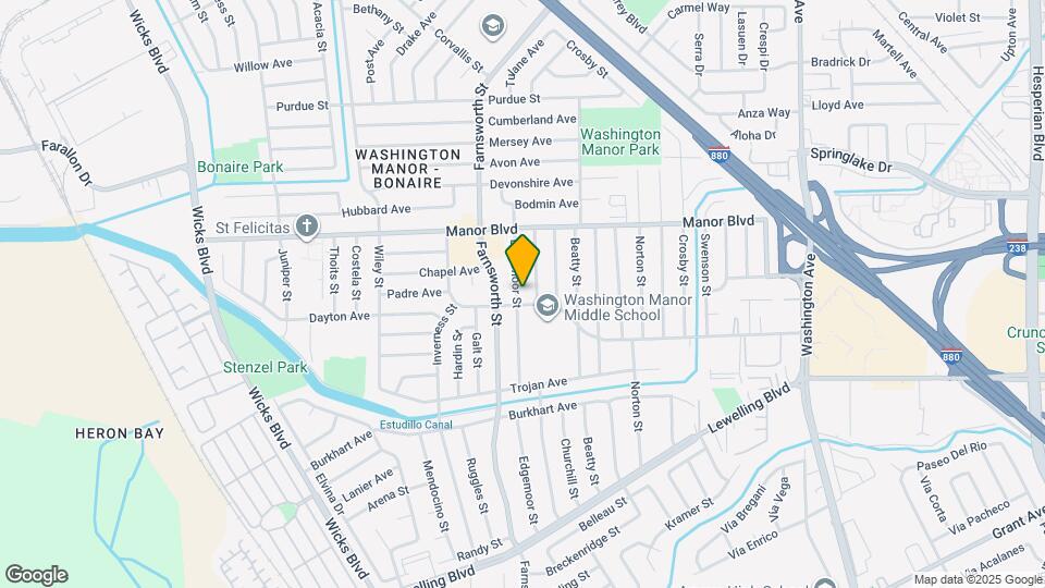 15098 Edgemoor St Map and Location Details