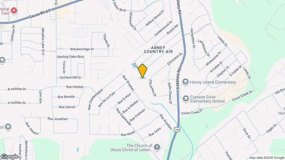 117 D'Evereux Dr Mapa y Detalles de la Ubicación